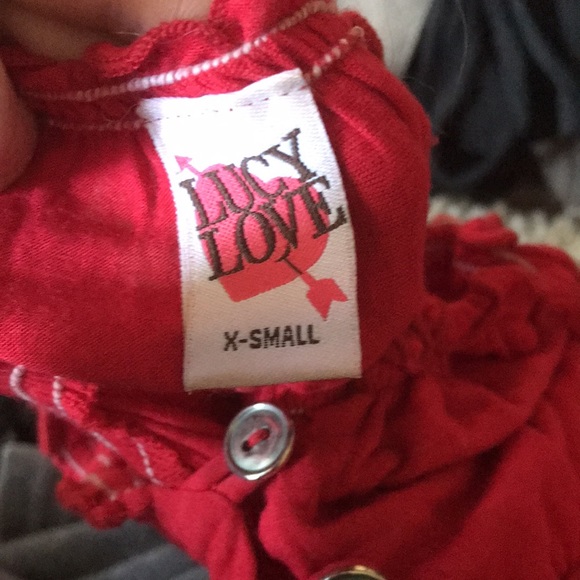 Red summer dress - Picture 6 of 6